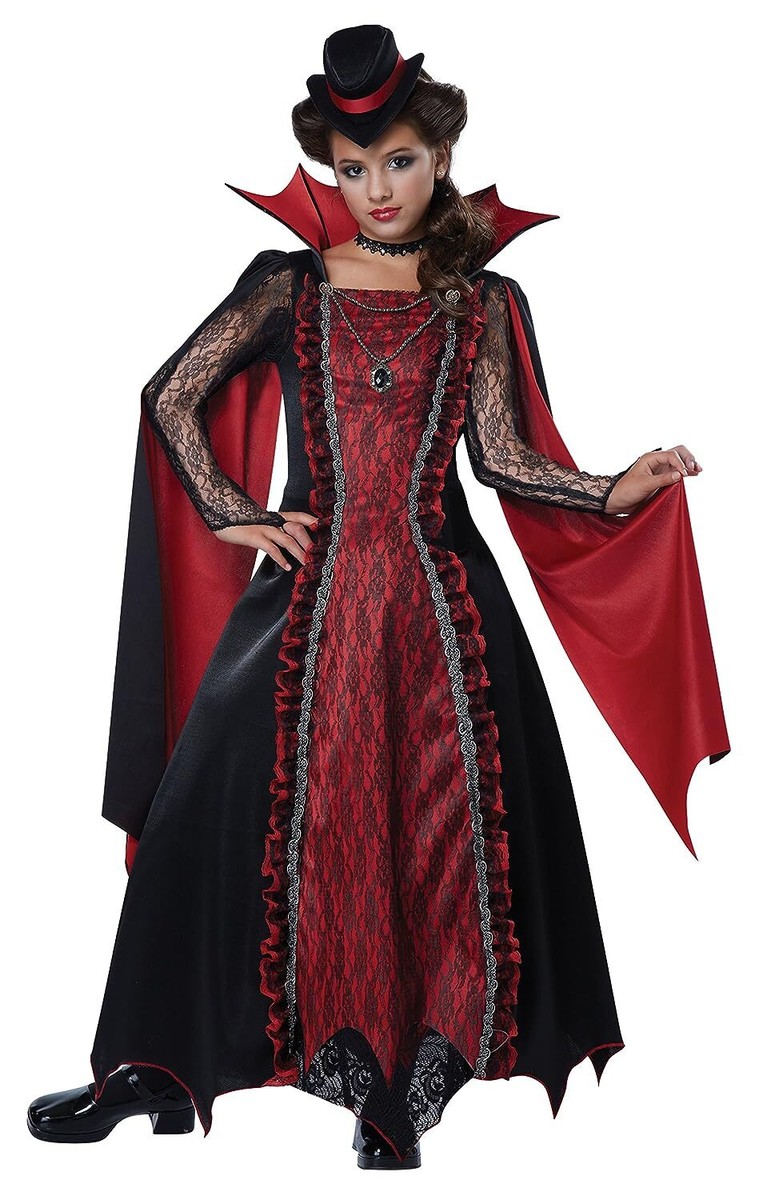 Victorian Vampira Gothic Vampire Countess Fancy Dress Halloween