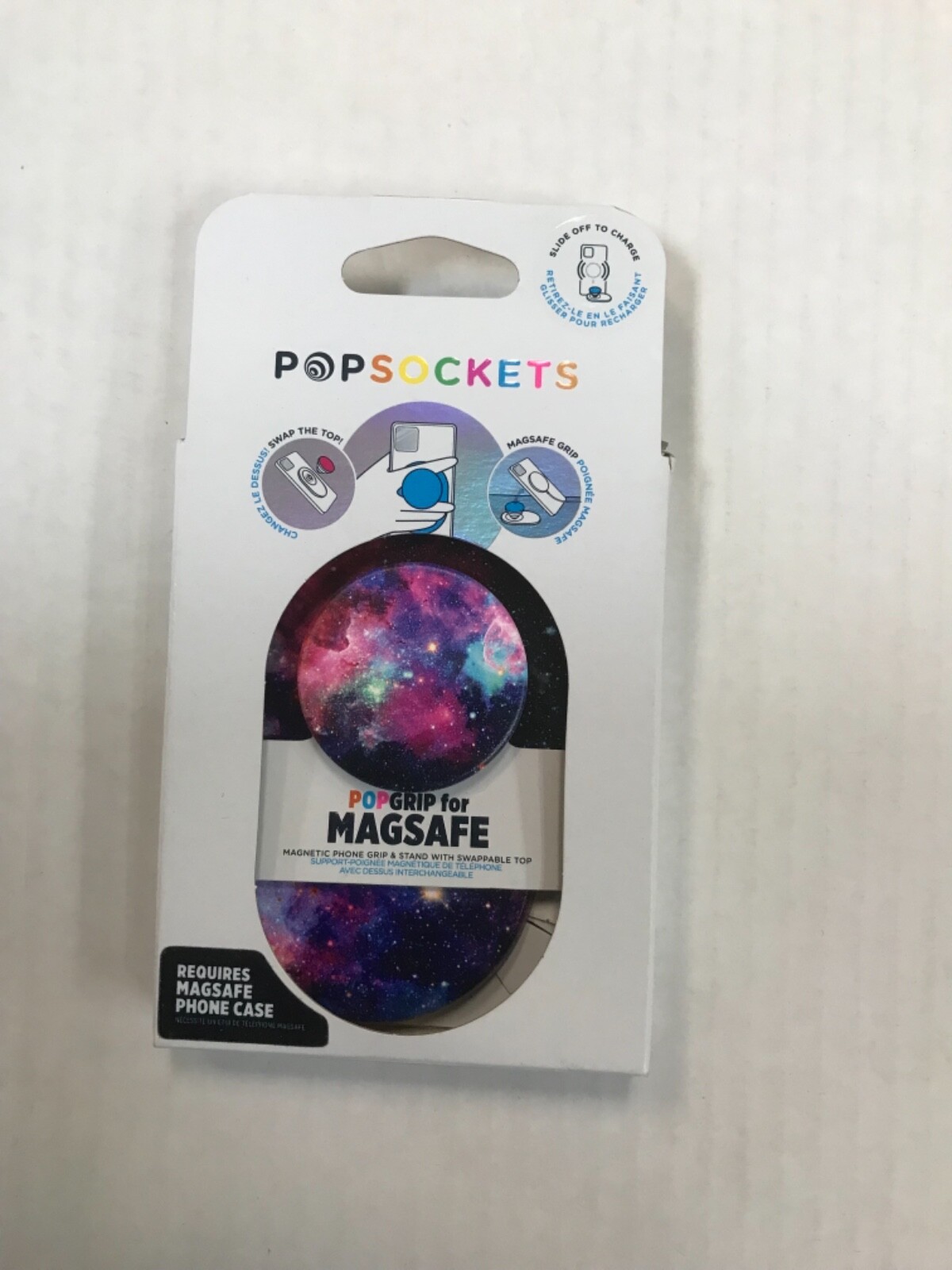 PopSocket PopGrip para MagSafe agarre magnético para teléfono y soporte - nebulosa azul-image