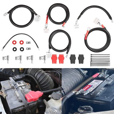 #ad Battery Cables Kit For 2003 2007 Ford Superduty F250 F350 F450 6.0L Powerstroke $297.99