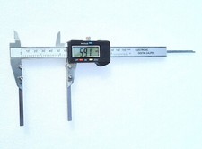 80mm Wide Vernier Caliper Measuring Tool ideal for wire ropes / cables deep tube