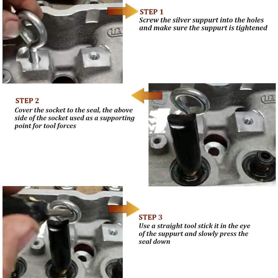 Engine LS Valve Seal Installation Tool Parts Kit 4.8 5.3 5.7 6.0 6.2 Springs