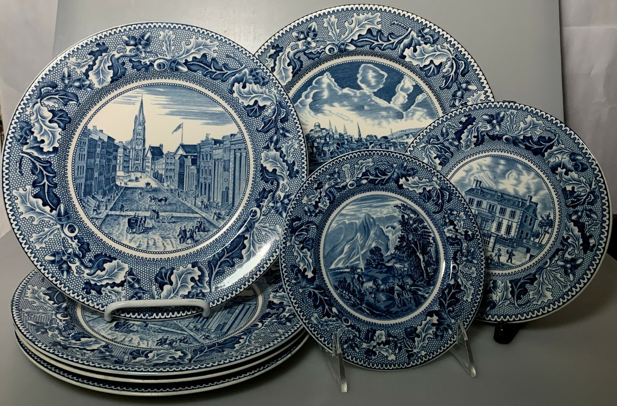 ジョンソンブラザーズ アンティークフロウブルー Oval Bowl アルバニ― ジョンソンブラザーズ アンティークフロウブルー Oval Bowl