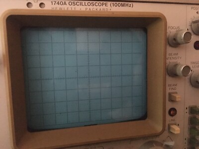 Hewlett Packard 100 Mhz Oscilloscope Model 1740A NICE! | eBay