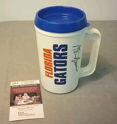 Steve Spurrier Signed Florida Gators Mug C.O.A.