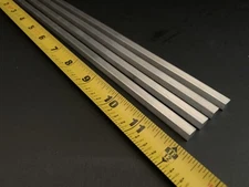 10 Pieces 1/4” X 1/4” X 12” Long Square Aluminum Bar Stock 6061 T6 .250
