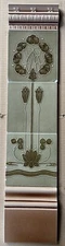 5 ALFRED MEAKIN - ANTIQUE ART NOUVEAU MAJOLICA TILES c1900