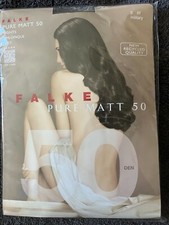 Fabulous Falke PURE MATT 50 Tights MILITARY GREEN 50 denier Medium