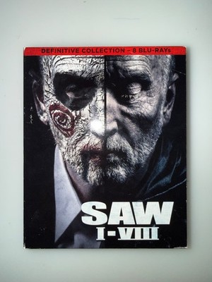 SAW 1-8 Definitive Collection Blu Ray Directors Cut mit Extras guter Zustand