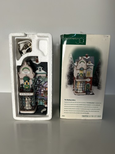 Dept 56 Natale in Città La Galleria delle Matrimoni #58943 con Scatola e Luce