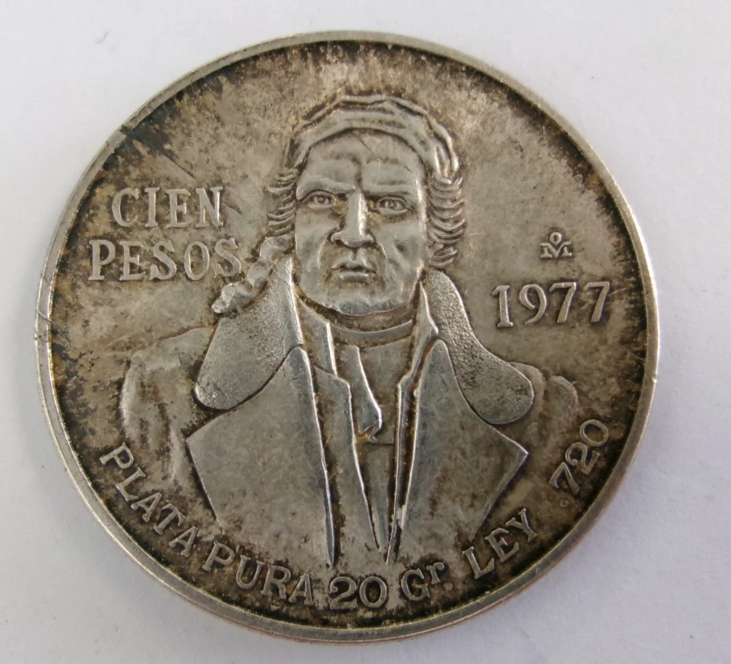 メキシコ 1977年 100ペソ 銀貨 メキシコ 1977年 100ペソ 銀貨 Buy 1977-79 Mexican Silver 100 (Cien