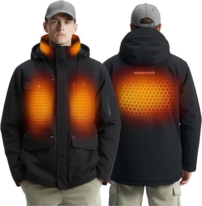 InoKraft Heated Jacket for Men with Rechargable Battery Pack Included NEW