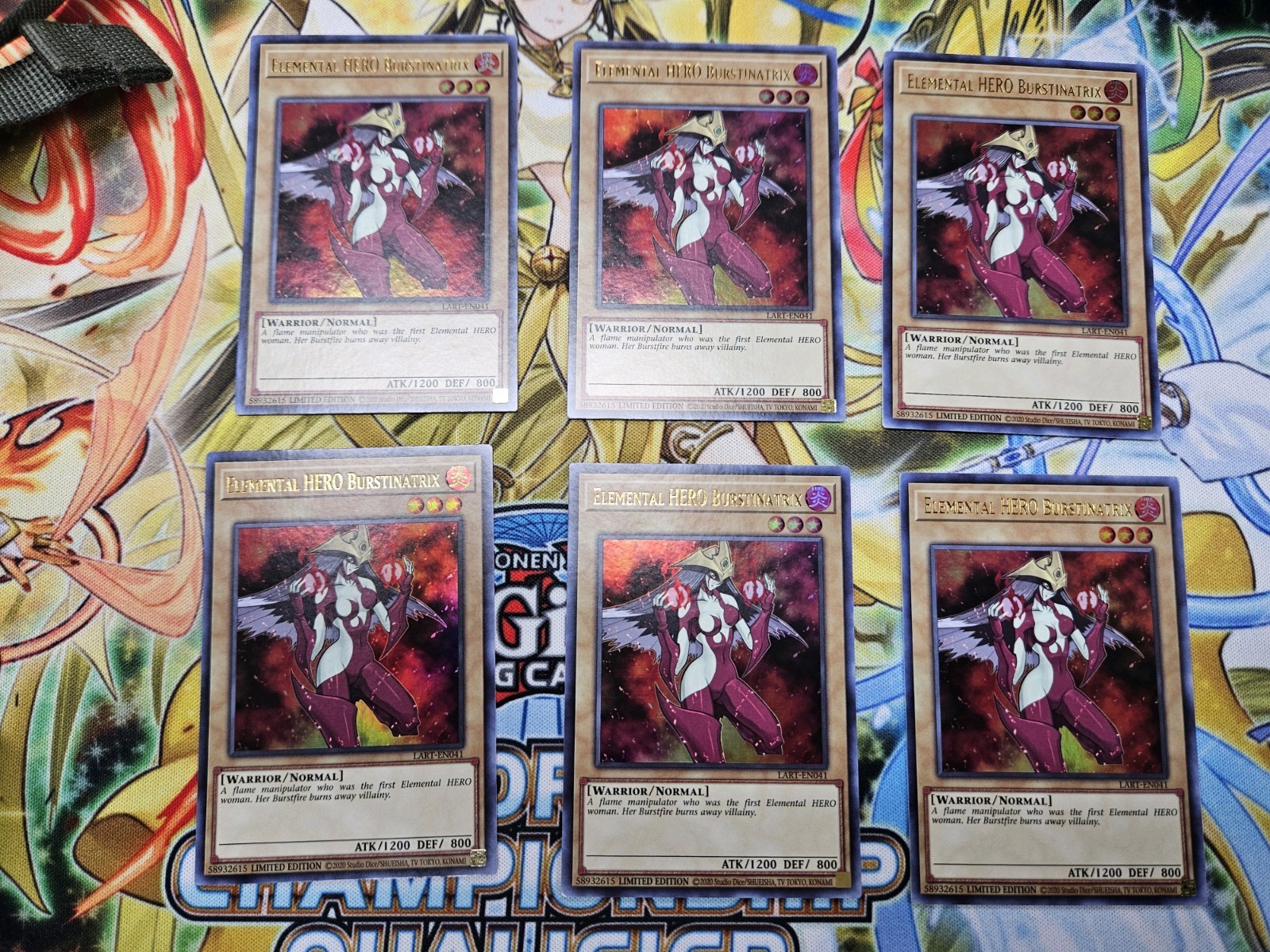 Elemental Hero Burstinatrix LART-EN041 the Lost Art Promotion Limited Edition