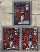 2025 Donruss Charlie Condon Blue Xplosion SP /49 + Red Xplosion SP /99 Lot Of 3