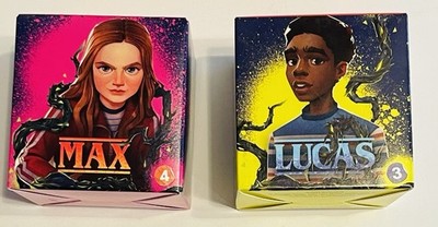 MAX and LUCAS - both - STRANGER THINGS - McDonald's Happy Meal - Tales From '85