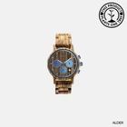 Alder Woodlink Zebrano Wood Mens Watch - Botanica