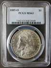 1885 O $1 Morgan Silver Dollar PCGS MS63