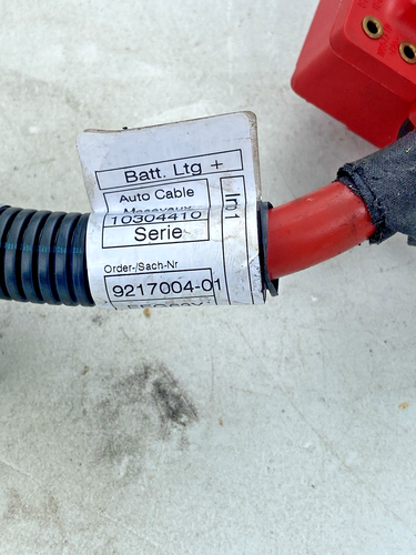 2011-2016 BMW Rear Trunk Positive Battery Cable Wire OEM 12-9-21-036 - Foto 4 di 5