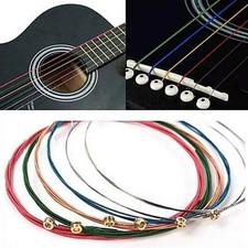 1 Sets of 6 Guitar Strings Replacement Steel String for Electric Acoustic Guitar