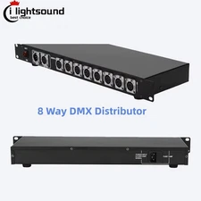 Stage Light DMX512 Signal Amplifier 8 Channel Signal Amplifier Distributor US