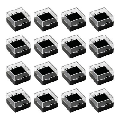 Multipurpose Clear Jewelry Box Set of 16 Portable Designs