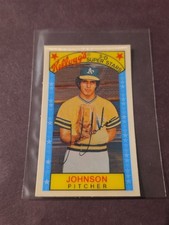 1979 Kellogg's 3-D Super Stars - John Johnson #6 (RC)