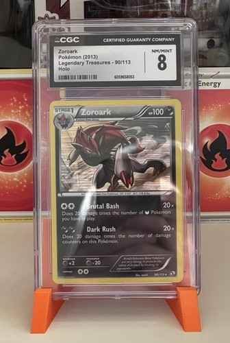 Pokemon Zoroark 90/113 Holo Legendary Treasures CGC 8 NM/Mint Card English
