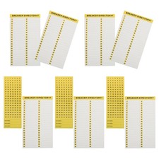 10 Sheet Circuit Breaker Panel Label Electric Sticker Labels Stickers Markers