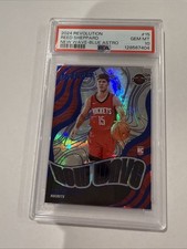 2024-25 Panini Revolution - New Wave Reed Sheppard #15 /99 Blue Astro PSA 10