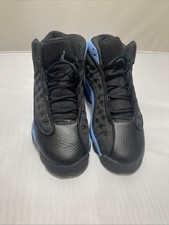 Nike Air Jordan 13 Retro Mid Black University Blue Size Boys 4.5Y 884129-041
