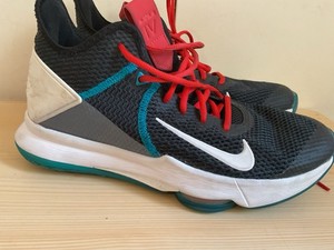 Nike LeBron Witness 4 Zapatillas de Baloncesto Talla 10 Negro Rojo Azul Vidrio