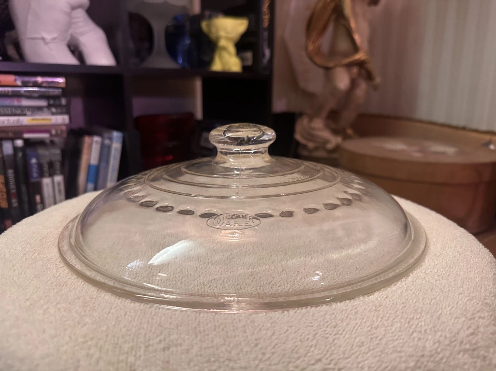 Vtg Wagner Ware C-8 Glass Replacement Lid 10 1/2" Made in USA (T7)
Opens in a new window or tab