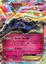 Heavily Played Xerneas-EX - 97/146 - Rare Holo EX Pokemon XY Base Set on eBay