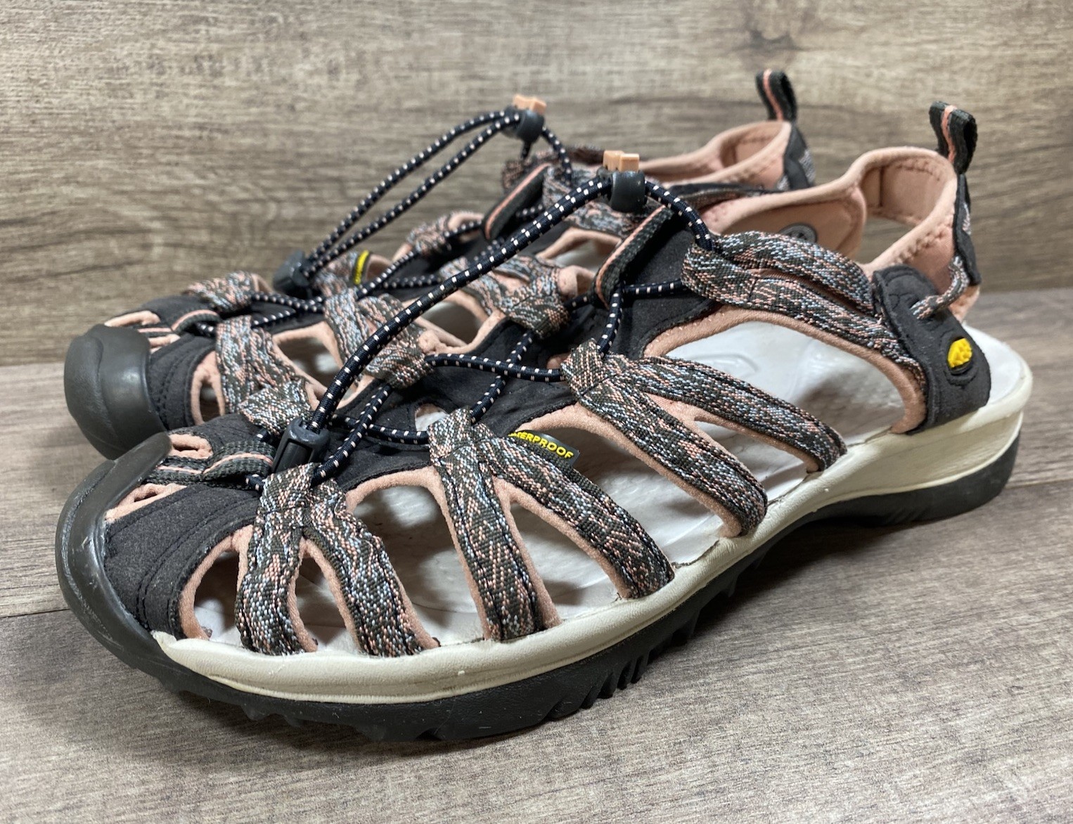 Sandali sportivi impermeabili Keen Whisper escursionismo marrone rosa donna taglia 10