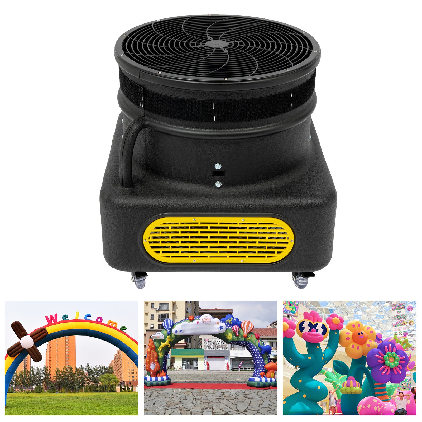 Soplador de Aire 750W Ventilador para Bailarines Hinchables Bailarín de Muñecas Ventilador 230V