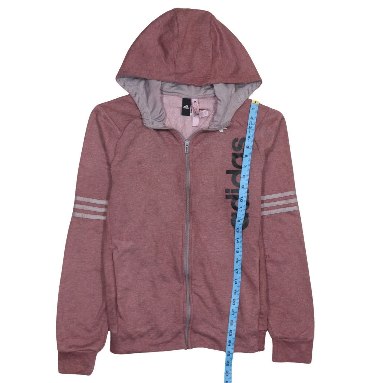 Adidas Red Hoodie Mens M image 6
