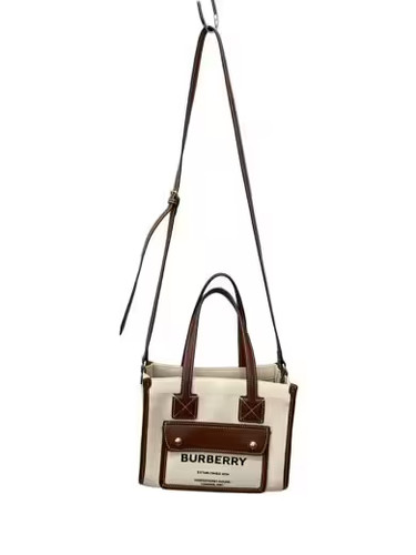 BURBERRYS/Crossbody Bag/Canvas/BEG/Solid Color