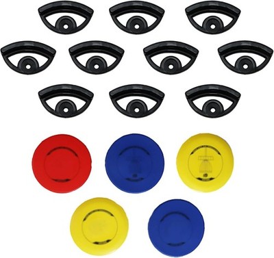Disc Golf Wall Mounts - Low Profile Disc Hangers, 10 Pieces