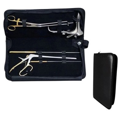 Gynecology Colposcope Examination Instrument Kit with Zipper Bag Complete Set