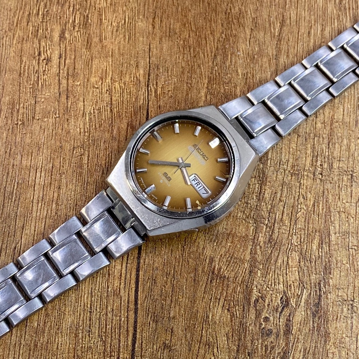 Seiko 5 Actus SS vintage automatic 23 jewels Japan mens watch | eBay