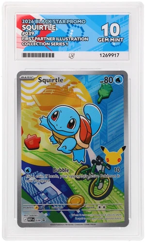 Squirtle 039 ACE 10 Black Star Promo Pokemon Card Game