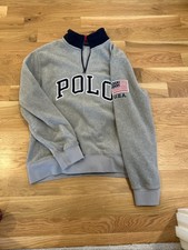 Vintage Polo RL Quarter zip Size Large