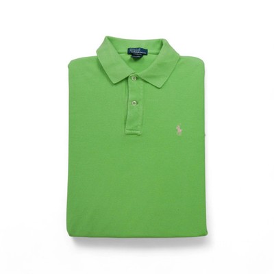 Polo Ralph Lauren Kurzarm Damen Polo Shirt Grün Groesse XS #QWE3165