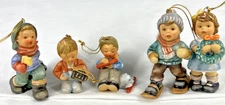 Lot of Five Goebel Berta Hummel Christmas Collection Ornaments 1997-1999