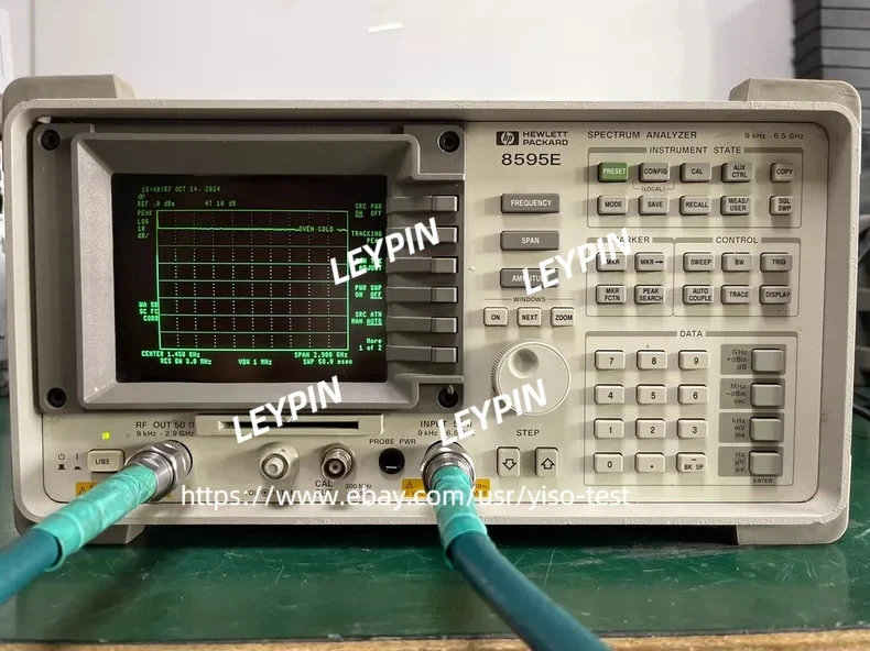 週末特価スペクトラムアナライザ HP 8595E 9kHz-6.5GHz 動作品 ☆hp 8595E・スペクトラムアナライザ／SPECTRUM ANALYZER・9kHz-6.5GHz