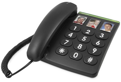doro Großtastentelefon PhoneEasy331ph schwarz ''wie neu''