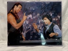 Scott Hall Razor Ramon Eric Bischoff Signed 8x10 Wrestling Photo nWo WCW Wolfpac