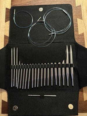 Addi Click Interchangeable Knitting Needles with Case