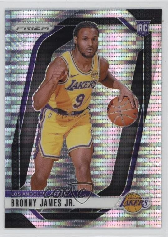 2024-25 Panini Prizm Pulsar Prizm Bronny James Jr #243 Rookie RC 0rd2
