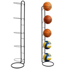 Basketball Ball Storage Rack Football Volleyball Basket Stand Holder Organizer