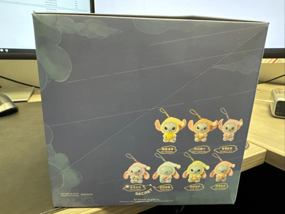 Auténtico Nuevo Disney MINISO LABUBU STITCH - Comer algo antes de dormir FUNDA COMPLETA Foto 3 de 4